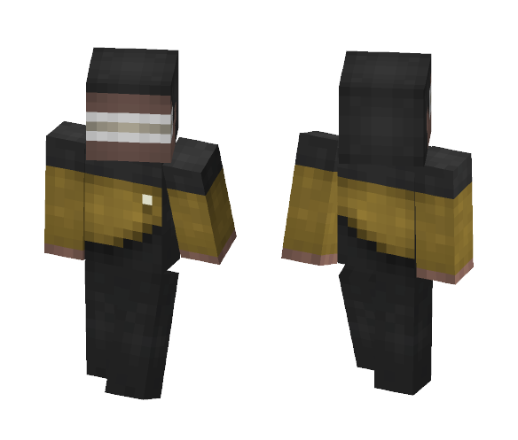 Geordi la forge - Male Minecraft Skins - image 1