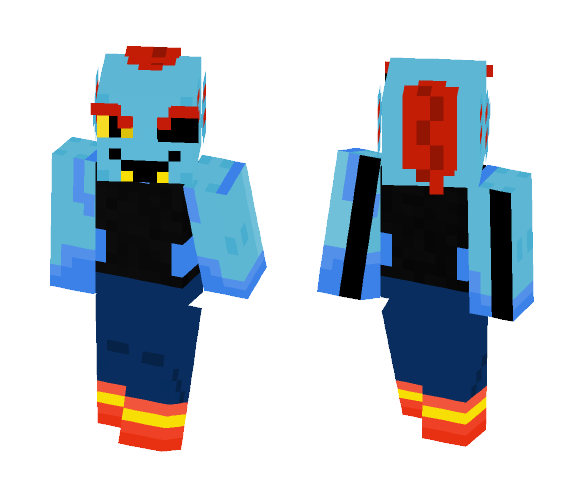 Undertale | Undyne - Female Minecraft Skins - image 1