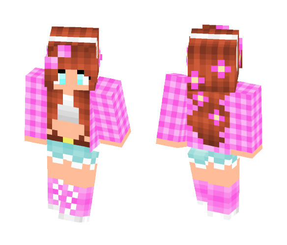 Download Free Baby Pink | Munch Skin for Minecraft image 1 Baby Pink | Munch - Baby Minecraft Skins - image 1