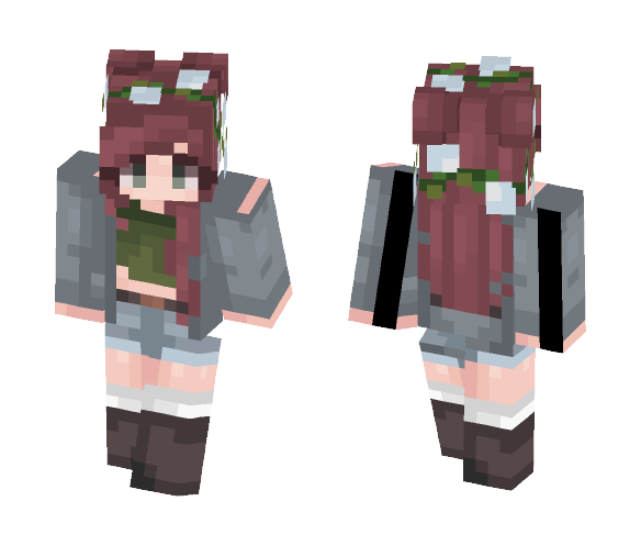 Requested (no flower crown in desc) - Flower Crown Minecraft Skins - image 1