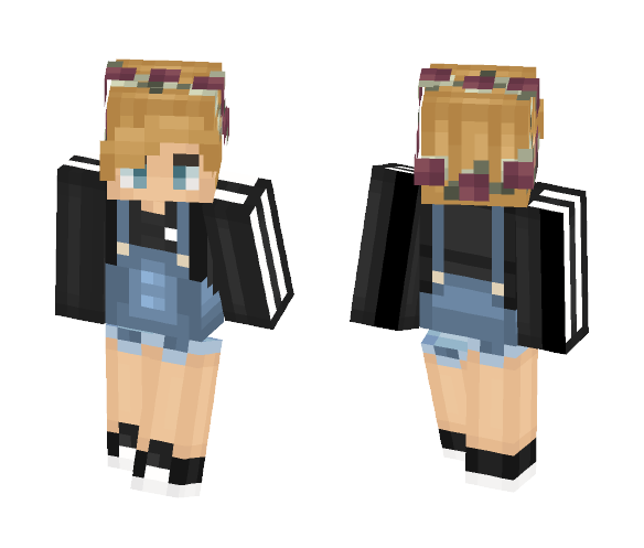 Boy wearing a flowercrown ^ - Boy Minecraft Skins - image 1