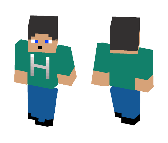 Letter H Shirt Boy - Boy Minecraft Skins - image 1