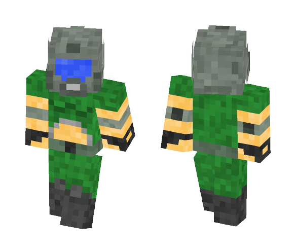DoomGuy v2 - Male Minecraft Skins - image 1