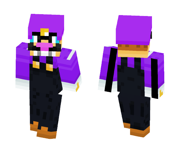 Super Mario | Waluigi - Male Minecraft Skins - image 1