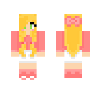 Cute girl in pink
