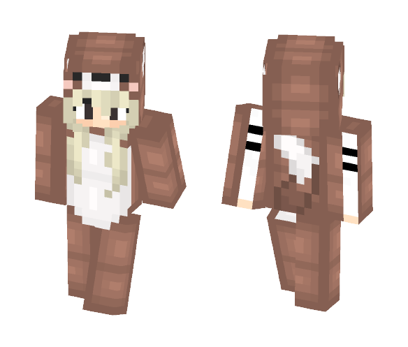 Dog Onesie Girl ; Jingleemcpe Req - Dog Minecraft Skins - image 1