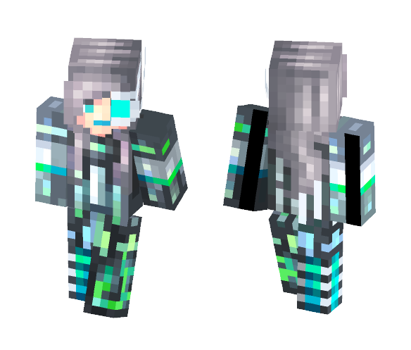 Cyberpunk Lady - Female Minecraft Skins - image 1