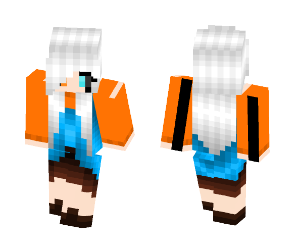 UnderSwap Girl Human Gaster - Girl Minecraft Skins - image 1