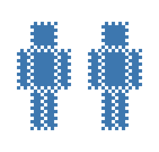Dot line skin