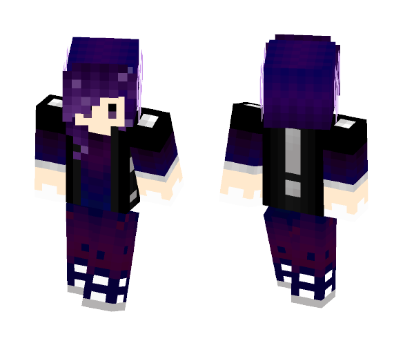 Galaxy girl - Girl Minecraft Skins - image 1