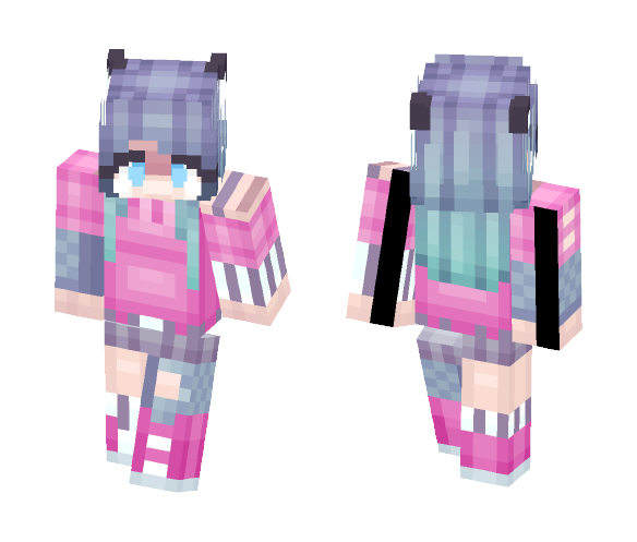 supr kewt cat gurl ^___^ .3. :^)))) - Cat Minecraft Skins - image 1
