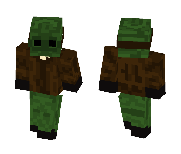 Alien Salvager Black Goggles - Interchangeable Minecraft Skins - image 1