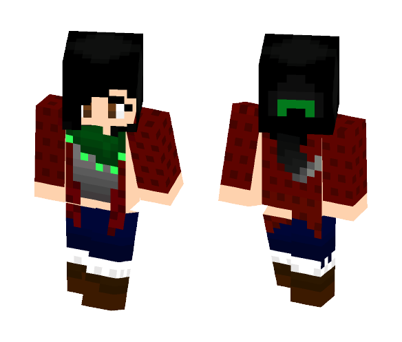 fall girl - Girl Minecraft Skins - image 1