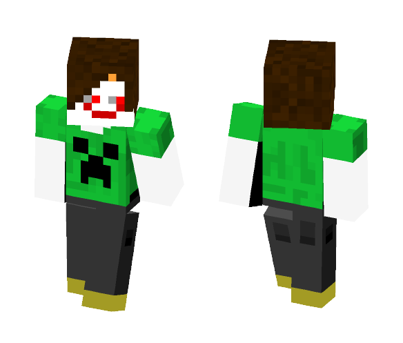 Creepy - Male Minecraft Skins - image 1