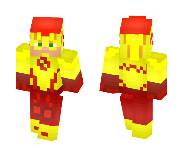 Kid Flash CW - Comics Minecraft Skins - image 1