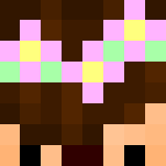 derpy flower crown pastel goth - Flower Crown Minecraft Skins - image 3