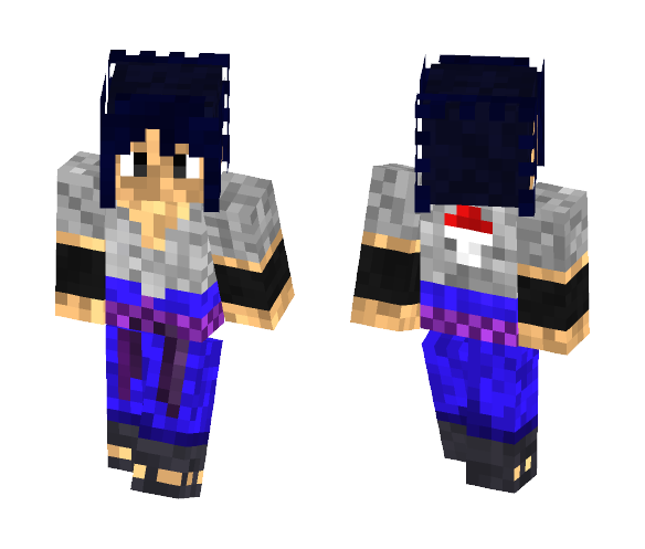 Sasuke Uchiha taka Naruto Shippuden - Male Minecraft Skins - image 1