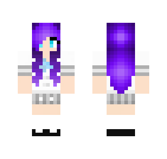 Purple high scool Girl