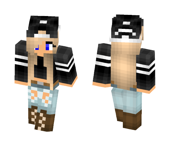 Cute TomBoy Girl - Cute Girls Minecraft Skins - image 1