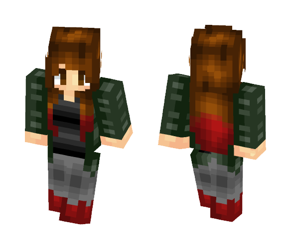 Download Free βΙμε Casual Girl ⌈2⌋ Skin for Minecraft image 1 βΙμε Casual Girl ⌈2⌋ - Girl Minecraft Skins - image 1