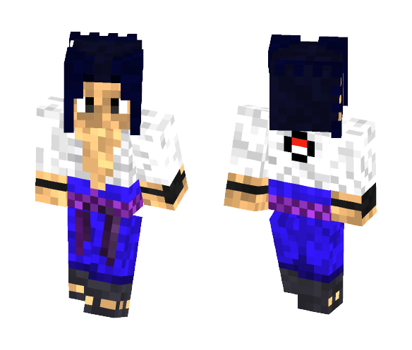 Sasuke Uchiha ts Naruto Shippuden - Male Minecraft Skins - image 1
