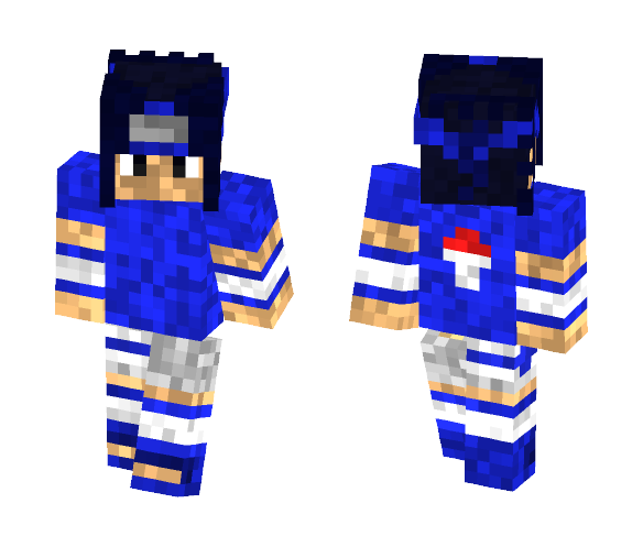Sasuke Uchiha pts Naruto - Male Minecraft Skins - image 1
