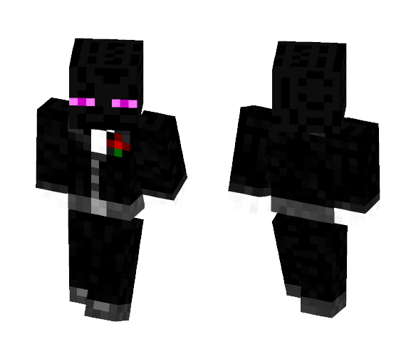 Enderman Suit - Male Minecraft Skins - image 1