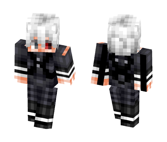 Ken Kaneki - Shironeki - Male Minecraft Skins - image 1