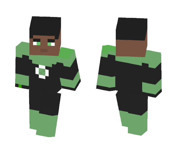 Green Lantern (Jon Stewart) - Comics Minecraft Skins - image 1