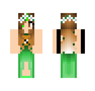 Green dress - Female Minecraft Skins - image 2