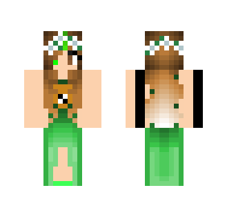 Green dress