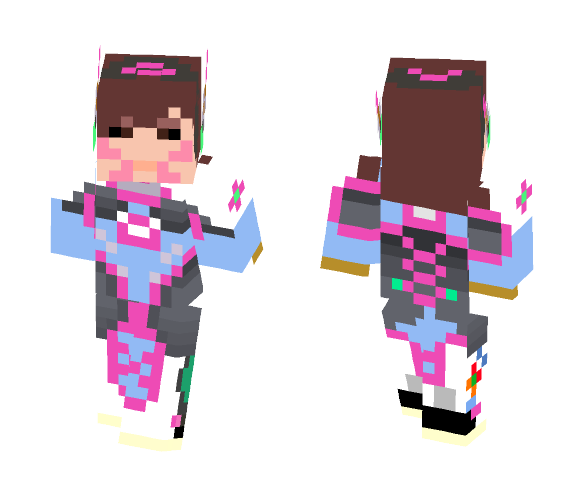 D.va Online! - Female Minecraft Skins - image 1