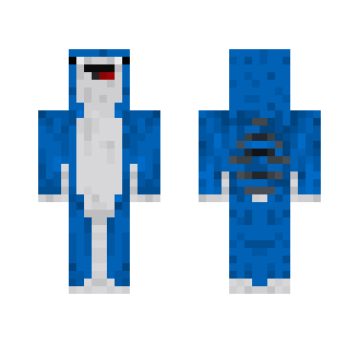 Derpy Blue Shark - Male Minecraft Skins - image 2