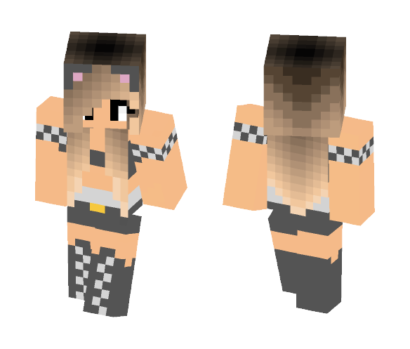 Cat Girl - Cat Minecraft Skins - image 1