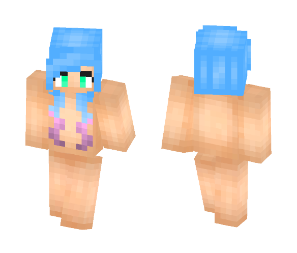 Gradient Hair Skin Base - Female Minecraft Skins - image 1