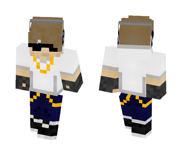 cool gold chain Gangsta - Male Minecraft Skins - image 1