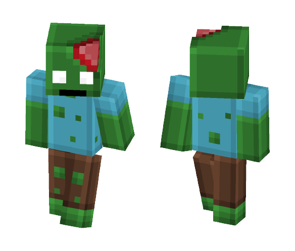 Plastic Zombie - Interchangeable Minecraft Skins - image 1