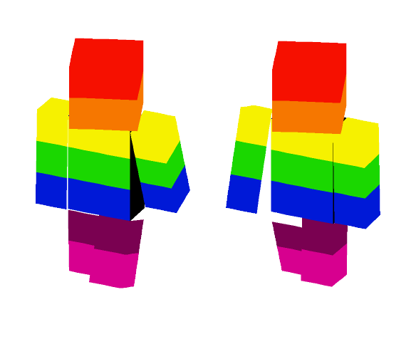 Rainbow Man - Male Minecraft Skins - image 1