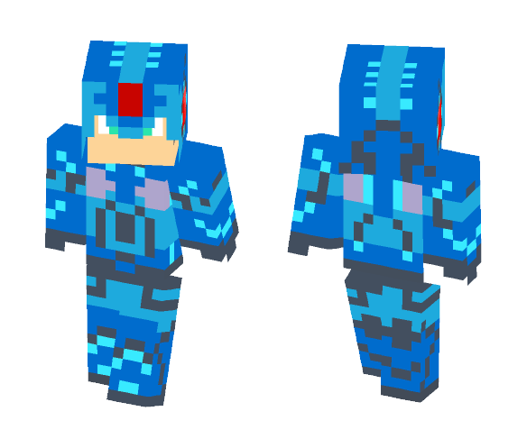 Rockman Ver Ke 1.8 - Male Minecraft Skins - image 1