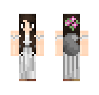 Wedding Dress Wolf Girl - Girl Minecraft Skins - image 2