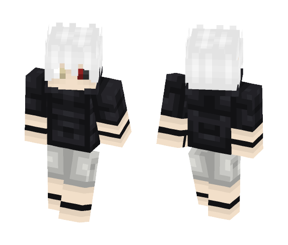 Ken Kaneki - Tokyo Ghoul - Male Minecraft Skins - image 1