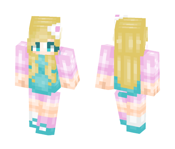 ♡ Coookie | Cotton Candy ♡ - Female Minecraft Skins - image 1