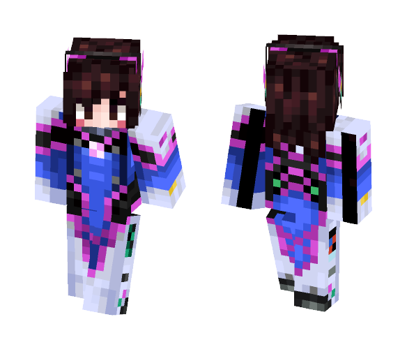 Overwatch | D.Va - Female Minecraft Skins - image 1