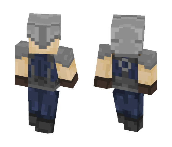 Download Free SOLDIER Final Fantasy VII Skin for Minecraft image 1 SOLDIER Final Fantasy VII - Male Minecraft Skins - image 1