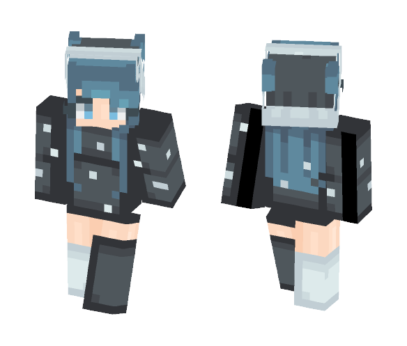 ƁℓυєAηgєℓ ~ Starry Night - Female Minecraft Skins - image 1