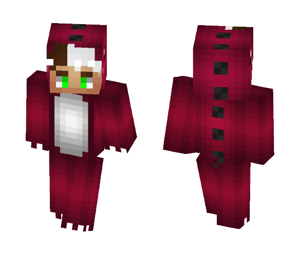Cute Dinosaur Onesie by Techamon - Male Minecraft Skins - image 1