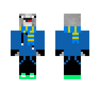 Blue Hoddie Ross With Scarf