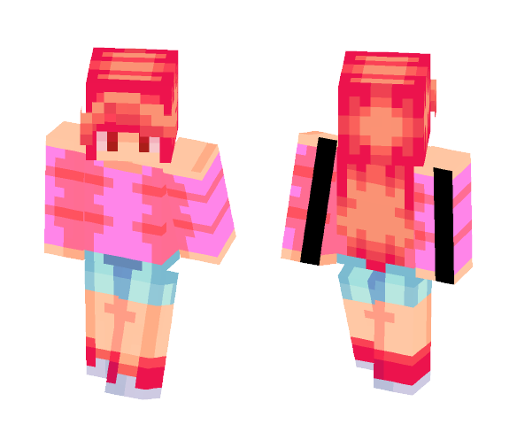 Download Free 〡Fɪʀᴇ〡 Skin for Minecraft image 1 〡Fɪʀᴇ〡 - Female Minecraft Skins - image 1