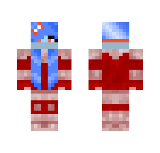 BlueDeww (Youtuber) Red/Blue - Male Minecraft Skins - image 2