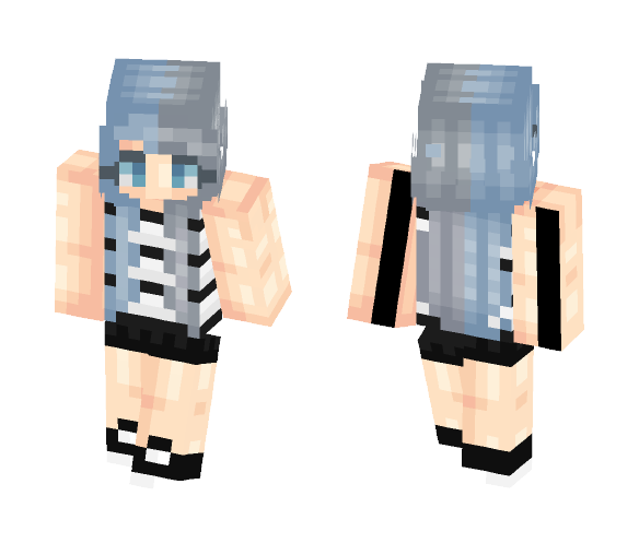 Download Free Mime Girl Skin for Minecraft image 1 Mime Girl - Girl Minecraft Skins - image 1